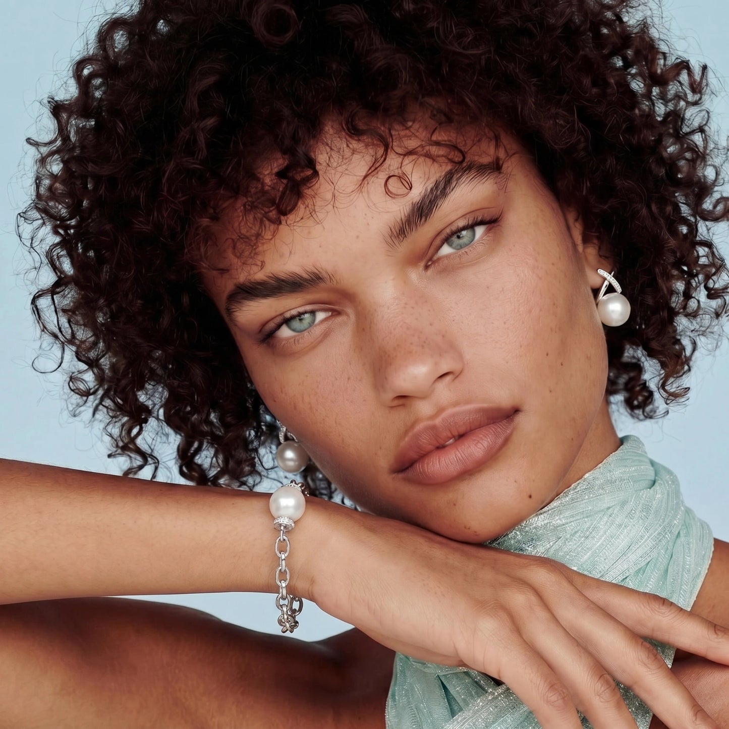Luminous Pearl Drop Earrings by Troy Peruzzi