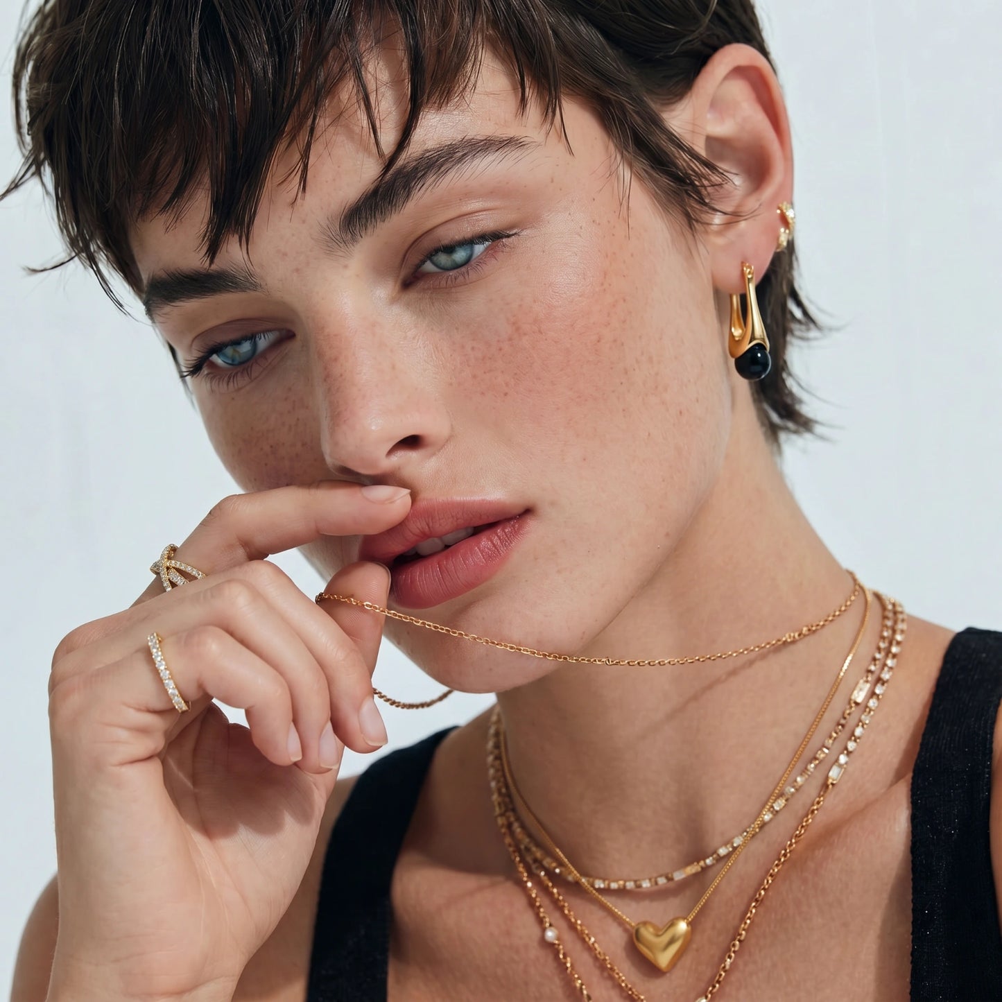 Midnight Drop Earrings by Troy Peruzzi