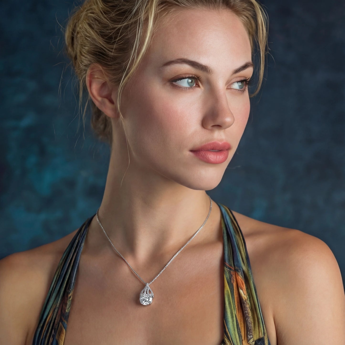 Teardrop Brilliance Necklace by Troy Peruzzi