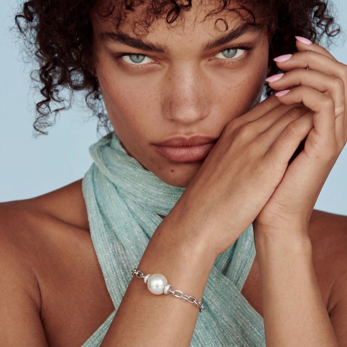 Pearl Chain Bracelet by Troy Peruzzi