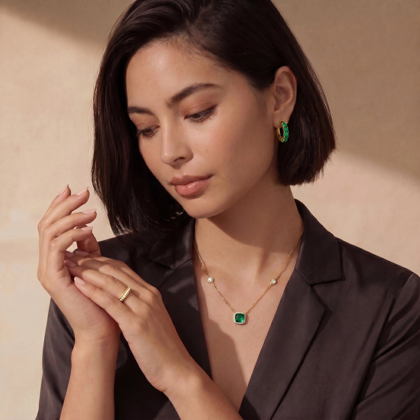 Emerald Dreams Necklace by Troy Peruzzi